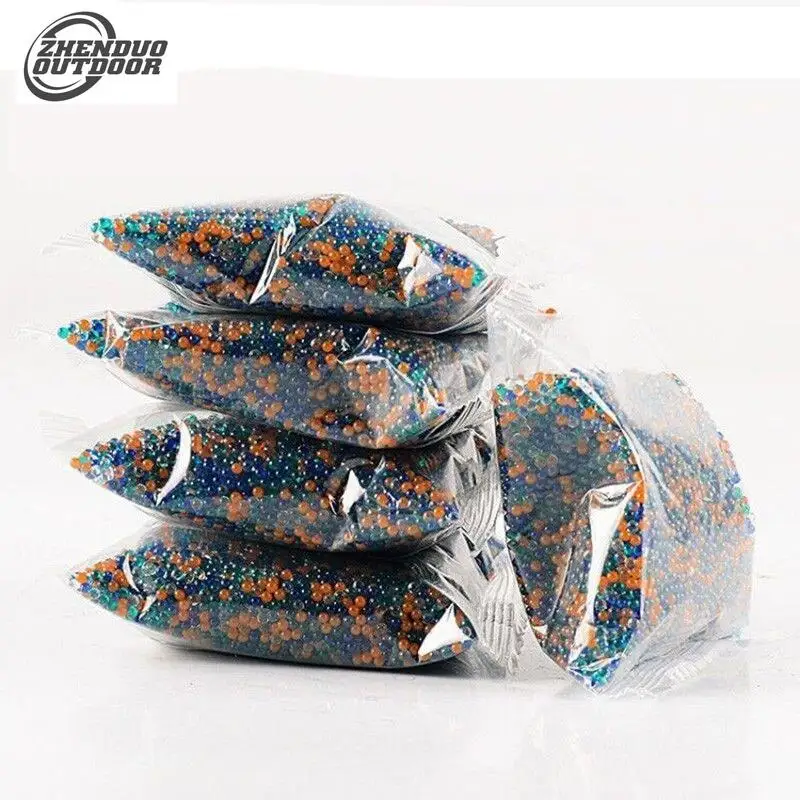 

ZHENDUO OUTDOOR 5Packets 10000pcs 7mm Coloured Gel Balls Hunting Gun Accessories