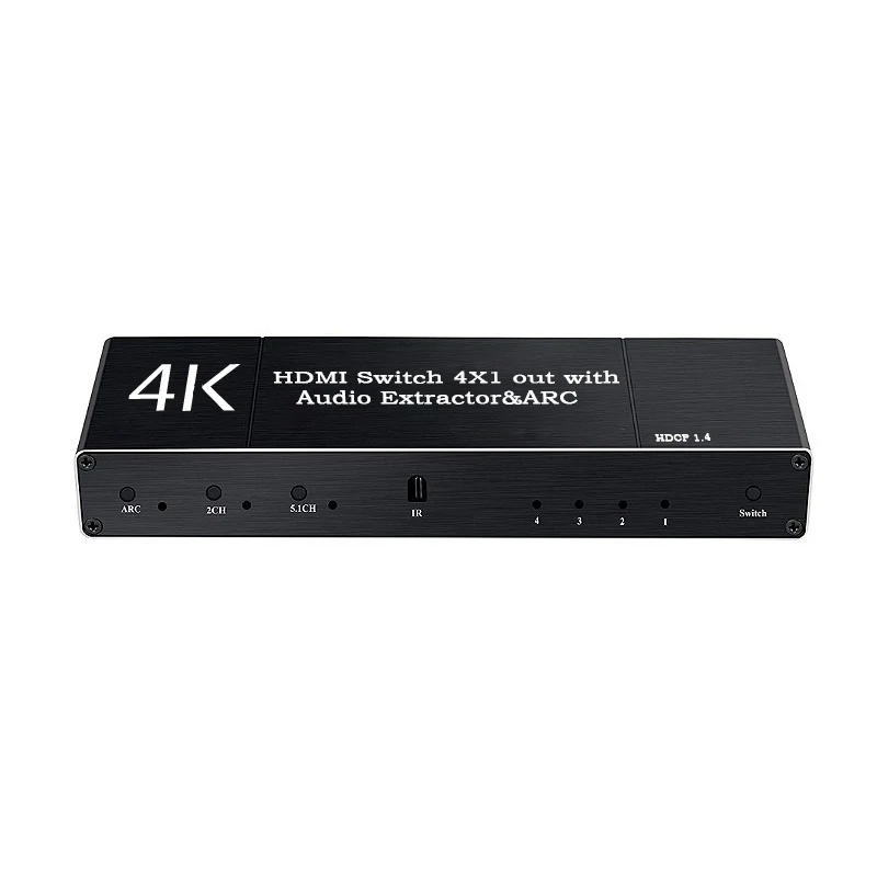 HDMI коммутатор 4 k @ 60Hz в 1 с пультом дистанционного управления/аудио оптический