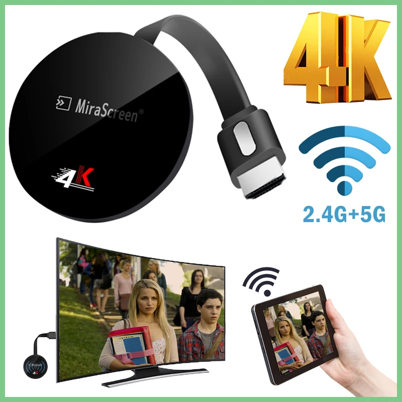 ТВ-Палка для Airplay для netflix беспроводной для google chromecast дисплей anycas 4K программный ключ WiFi для Android для dvb для hdmi