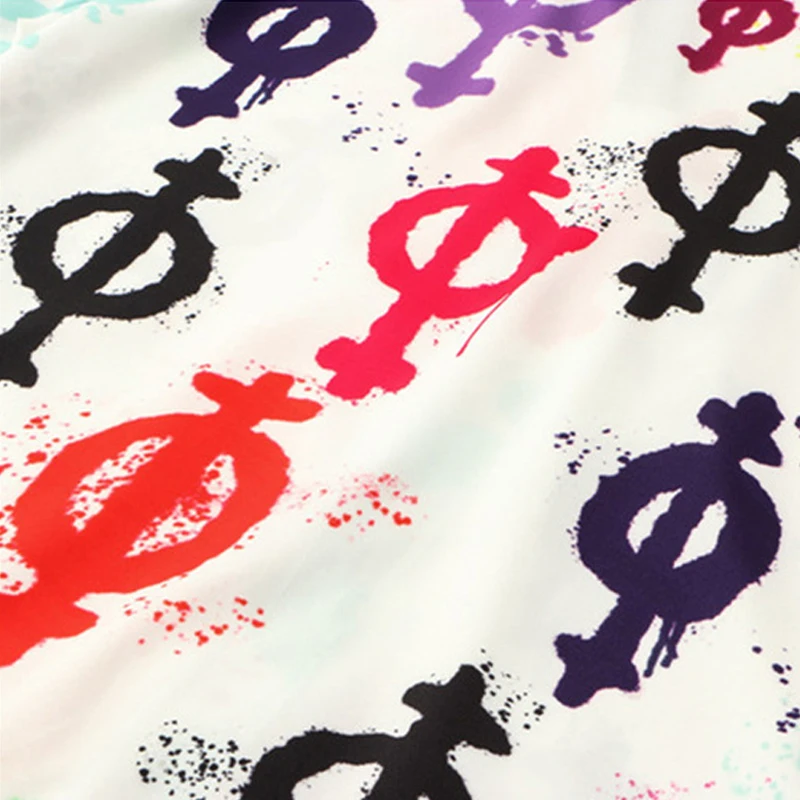 

ELKMU Beach Casual Hawaiian Short Sleeve Shirts Streetwear Harajuku Graffiti Print Blouse Hip Hop Men Shirts Tops HM019