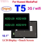 AAA + 10,1 дюйма для Huawei MediaPad T5 LCD AGS2-L09 AGS2-W09 AGS2-L03 AGS2-W19 3G WIFI ЖК-дисплей сенсорный экран дигитайзер в сборе
