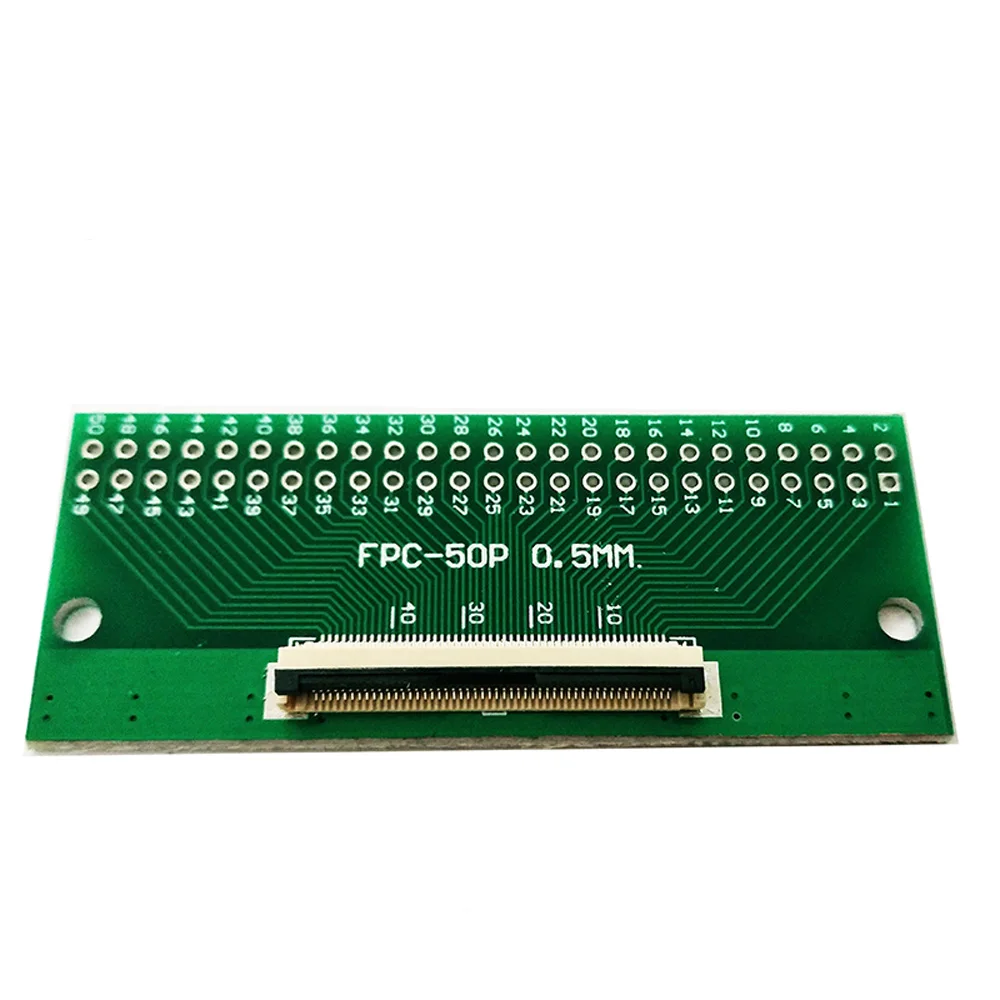 50 pin 0 5 мм FPC/FFC PCB разъем адаптера платы 50P плоский кабель односторонняя розетка для