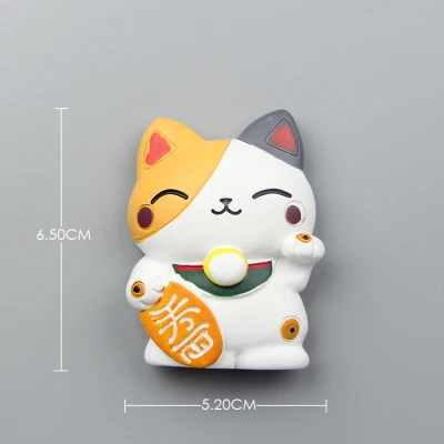 Японские магнитные наклейки на холодильник с изображением кошки|Магниты