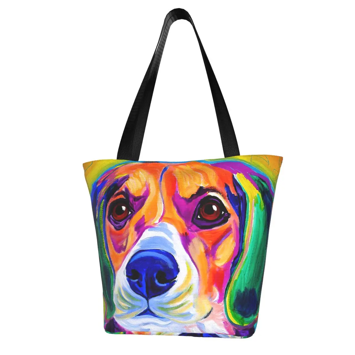 Beagle - Molly Polyester outdoor girl handbag, woman shopping bag, shoulder bag, canvas bag, gift bag