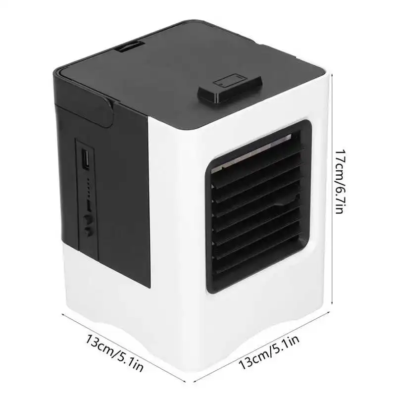 

Cooling Fan Mini USB Air Cooler Small Portable Refrigeration Air Conditioning Fan for Home
