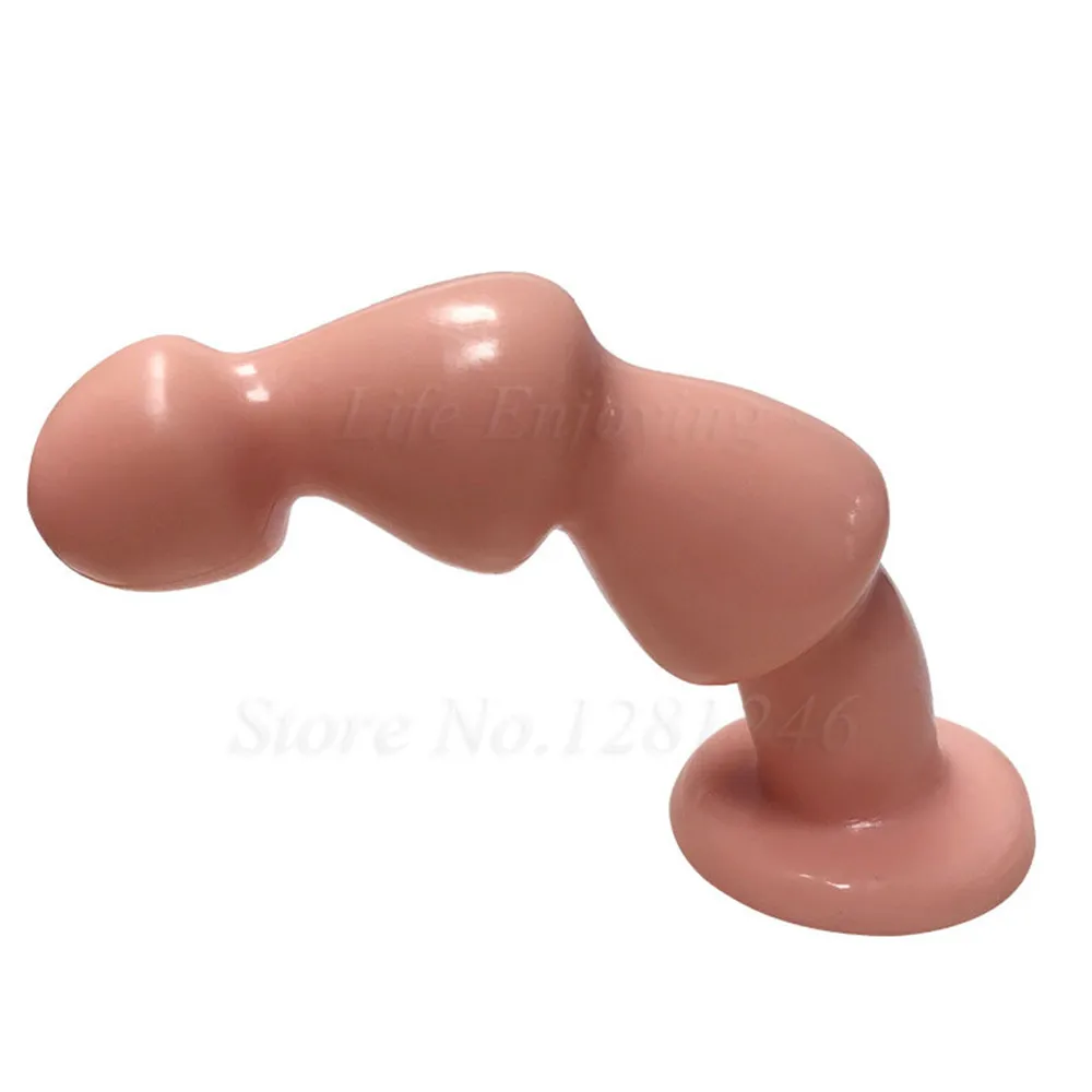 New Super Soft Anal Beads Big Butt Plug with Sucker Sex Toys for Adults Woman Man Dildo Large Booty Huge Anus dilator | Красота и