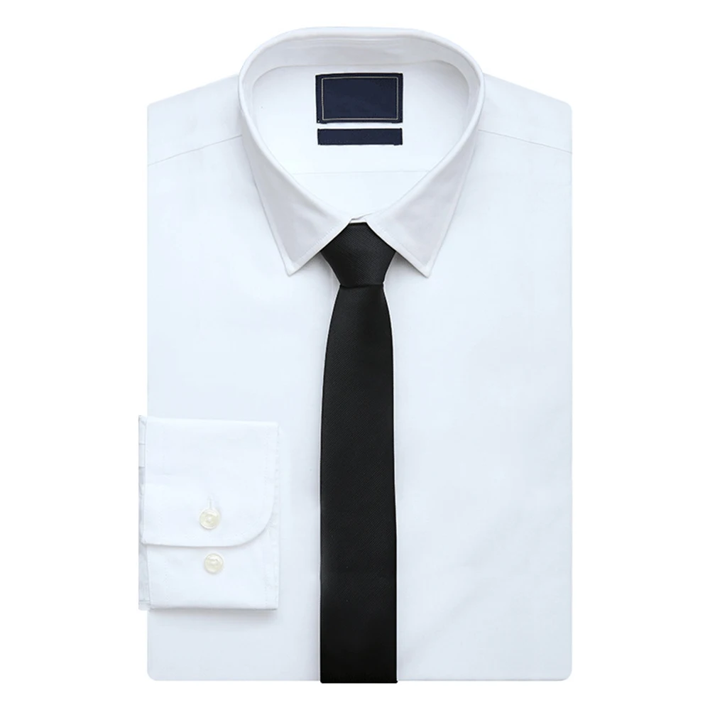 Men Fashion Cotton Long Sleeve Shirt Men Solid Slim Fit Male Social Shirt Men Casual Business White Dress Shirt