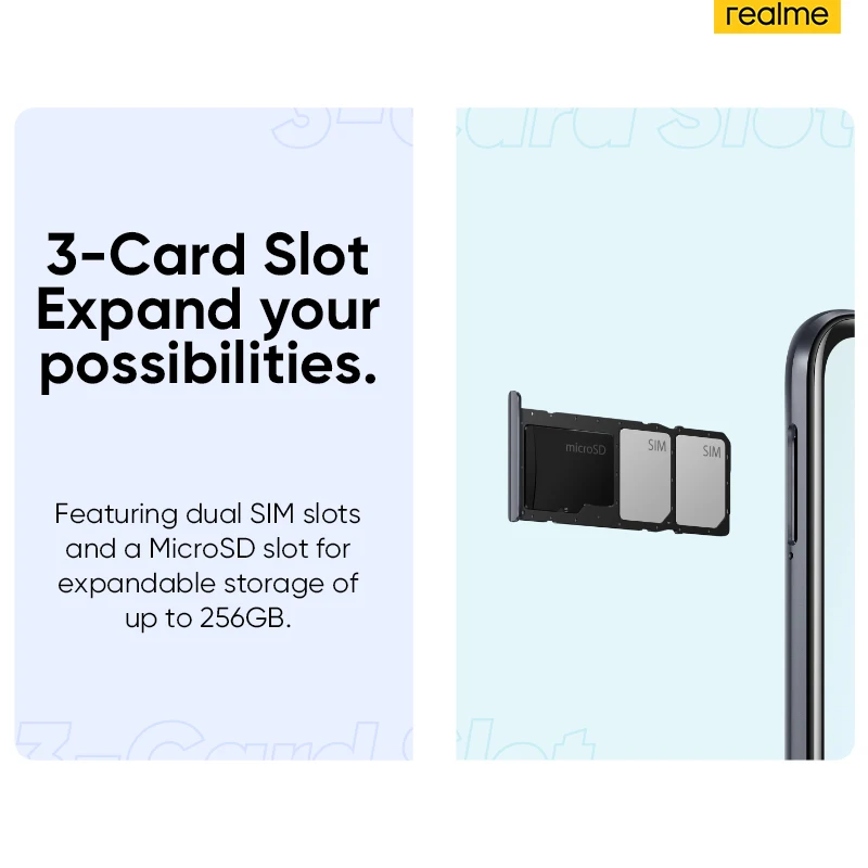 Realme-tel&eacute;fono inteligente C21Y versi&oacute;n rusa, procesador de ocho n&uacute;cleos, pantalla HD de 6,5 pulgadas, bater&iacute;a de 5000mAh, Triple C&aacute;mara ia de 13MP, narzo-5