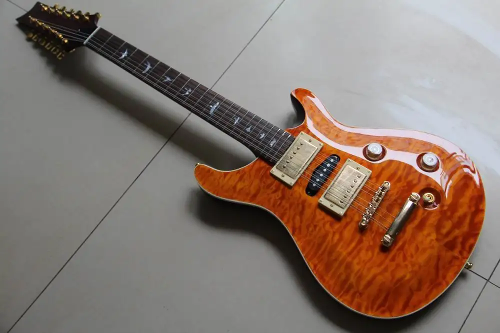 Новое поступление китайская гитара Prselectric Guitar 12 Струнная Модель лучшее качество