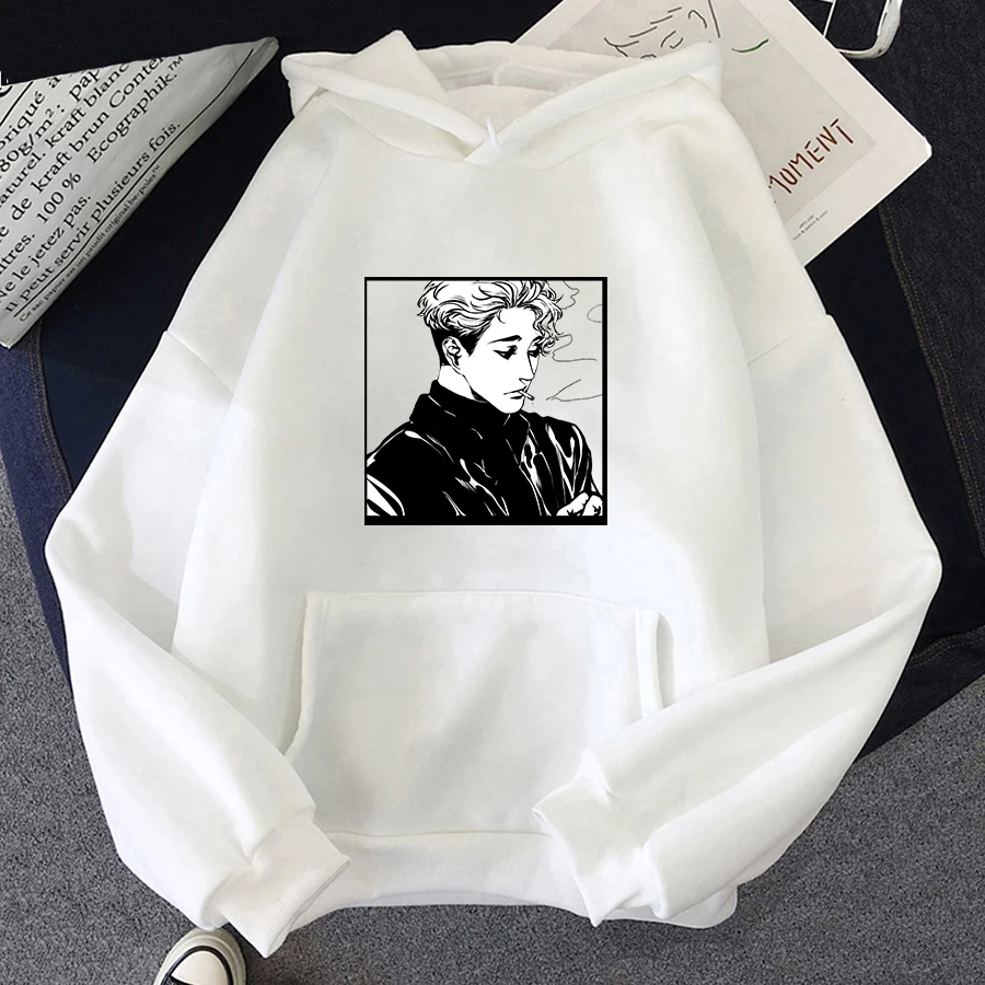 Худи с аниме принтом Killing Stalking Женский свитшот большого размера пуловер