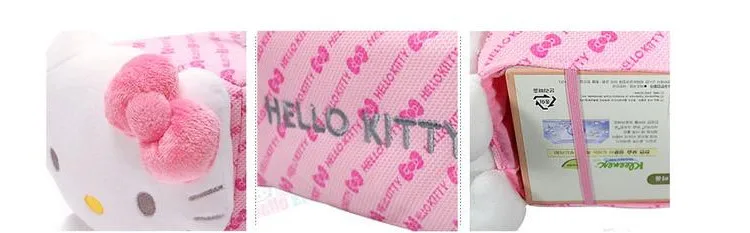 Автомобильные аксессуары мультфильм розовый hello kitty Руль крышка натуральный каучук здоровый дышащий Универсальный 38 см для женщин и девочек