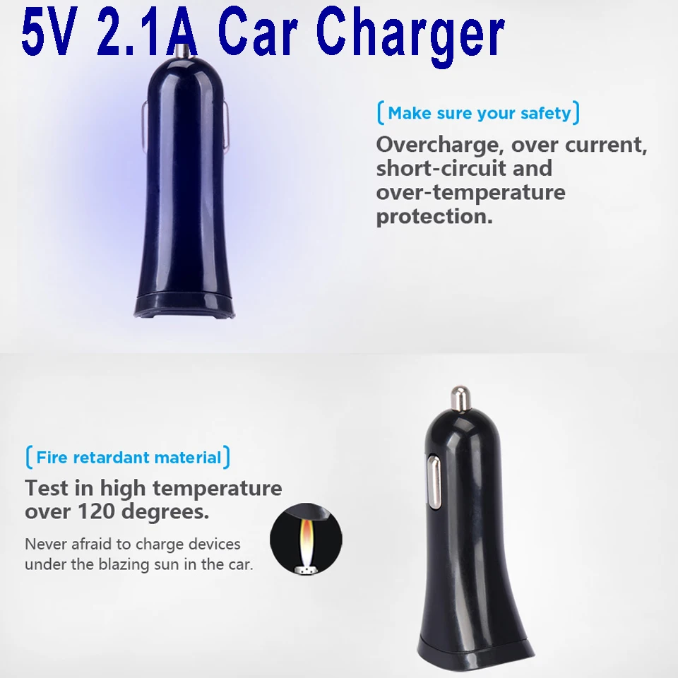 Автомобильное зарядное устройство XTAR USB 5V2.1A автомобильный адаптер для VC2 VC4