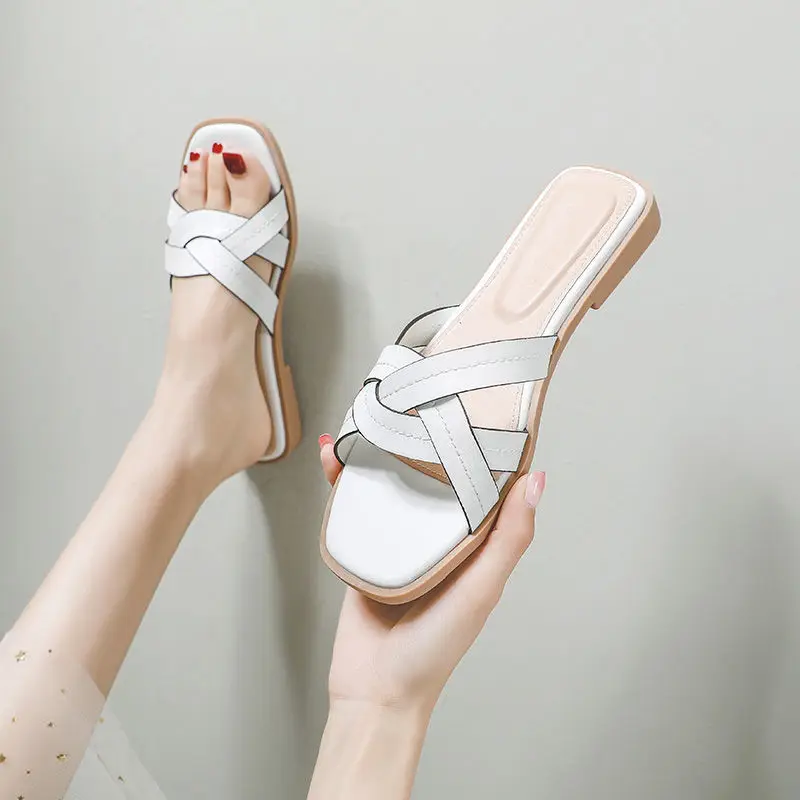 

Women's Sandals and Slippers Summer Wear 2021 New Women's Flat Slippers Women's Fashion Summer Elegance Comfortable Slippers