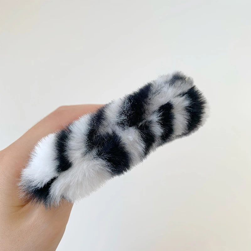 

Cow Zebra Coin Wallet Plush Pattern Coin Purses Women Girls Mini Storage Bag Credit Card Holder Wallet Pocket Clutches Handbaag