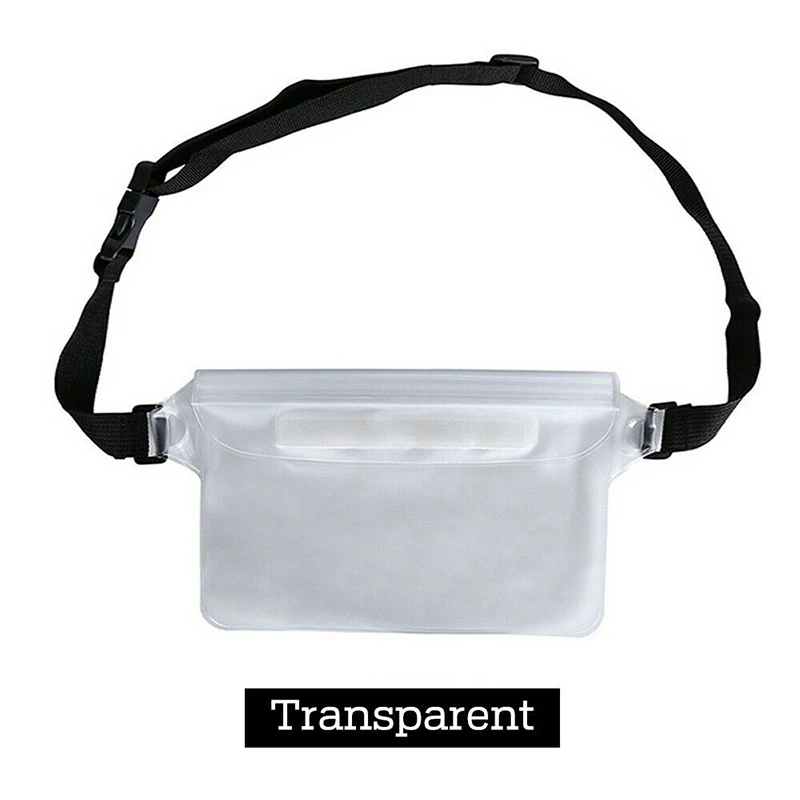 

Waterproof Underwater Waist Belt Bag Swimming Boating Dry Phone Pouch Ski Drift Diving Waist Pack Bags Case Cove