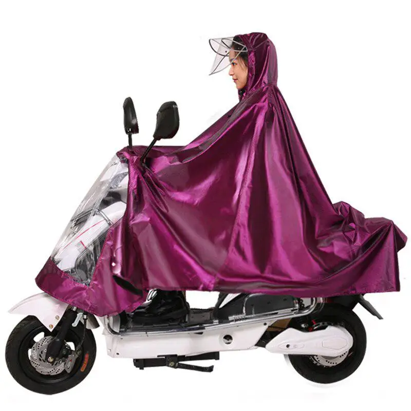 Модный мотоциклетный плащ 4XL Одноместный электрический водонепроницаемый пончо