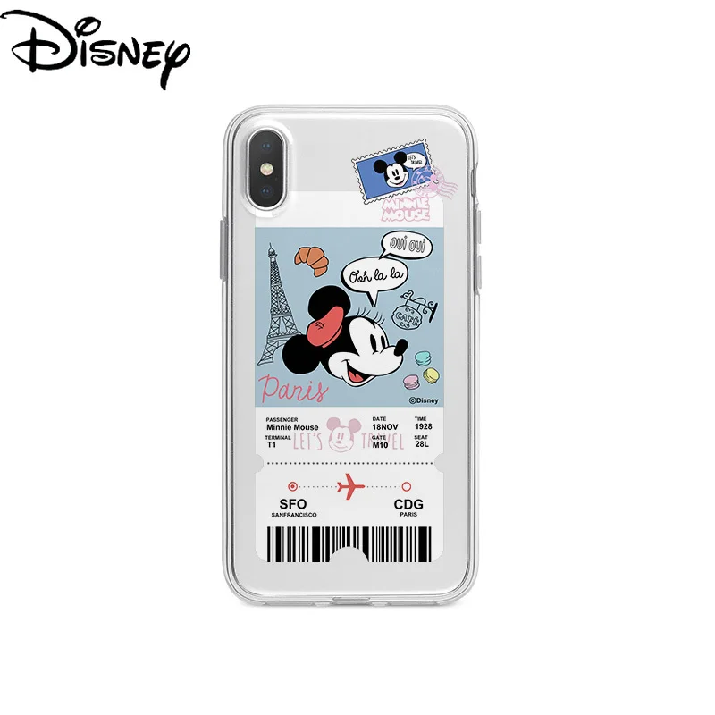 

Disney Cartoon Cute Mickey Transparent Phone Case For iPhone 11/12pro/12 min /11pro /xs/xsmax/xs/7p/8p/xr /se/couple phone cover