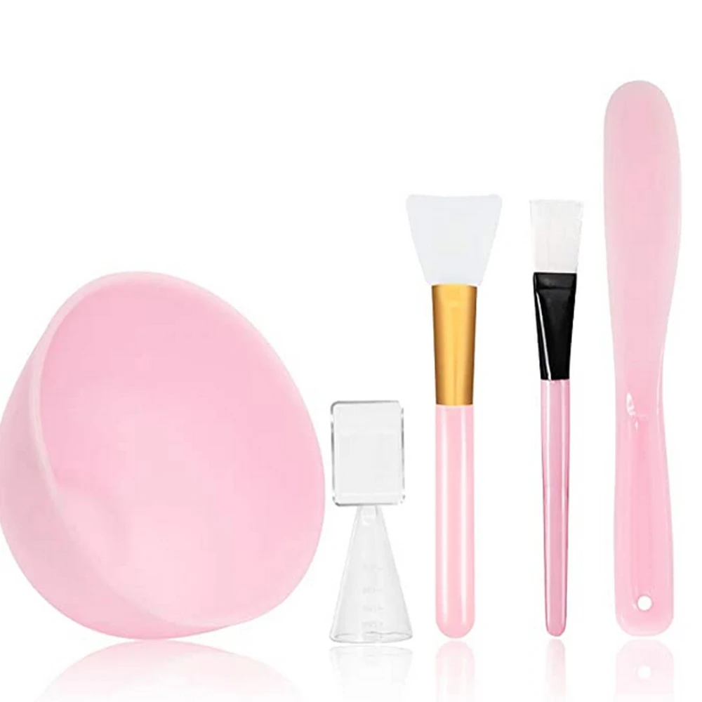 Набор чашек для смешивания маски лица 4 в 1 набор инструментов силиконовых масок