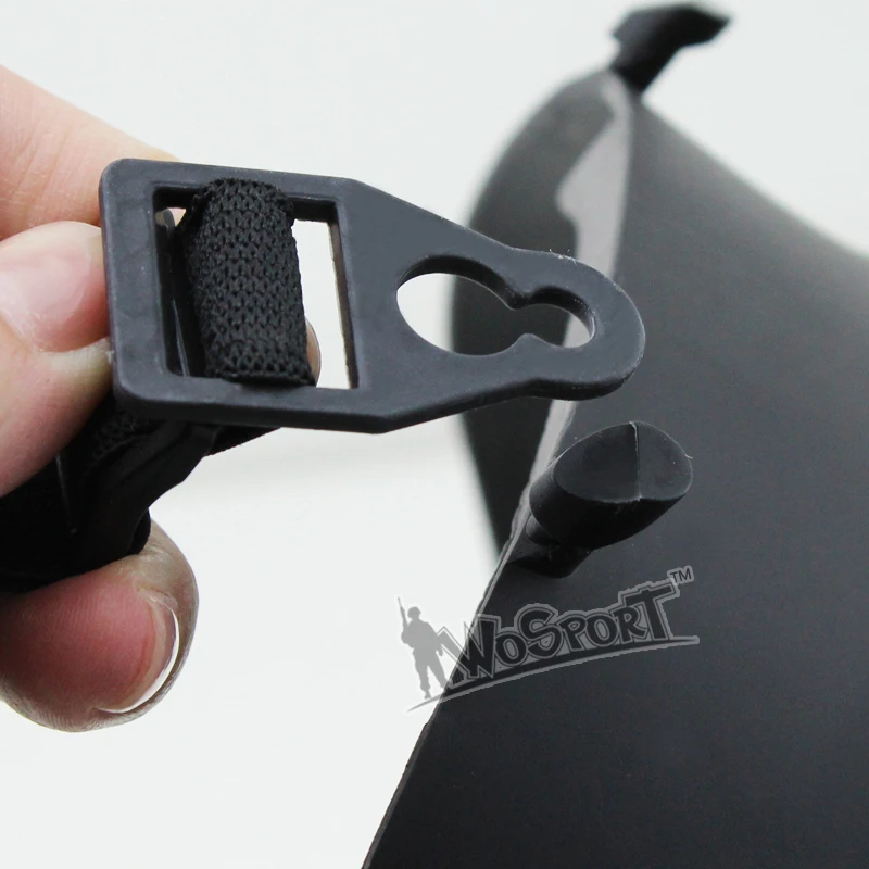 Wosport теплая защитная маска для шлема Военная противогаз команда двойной