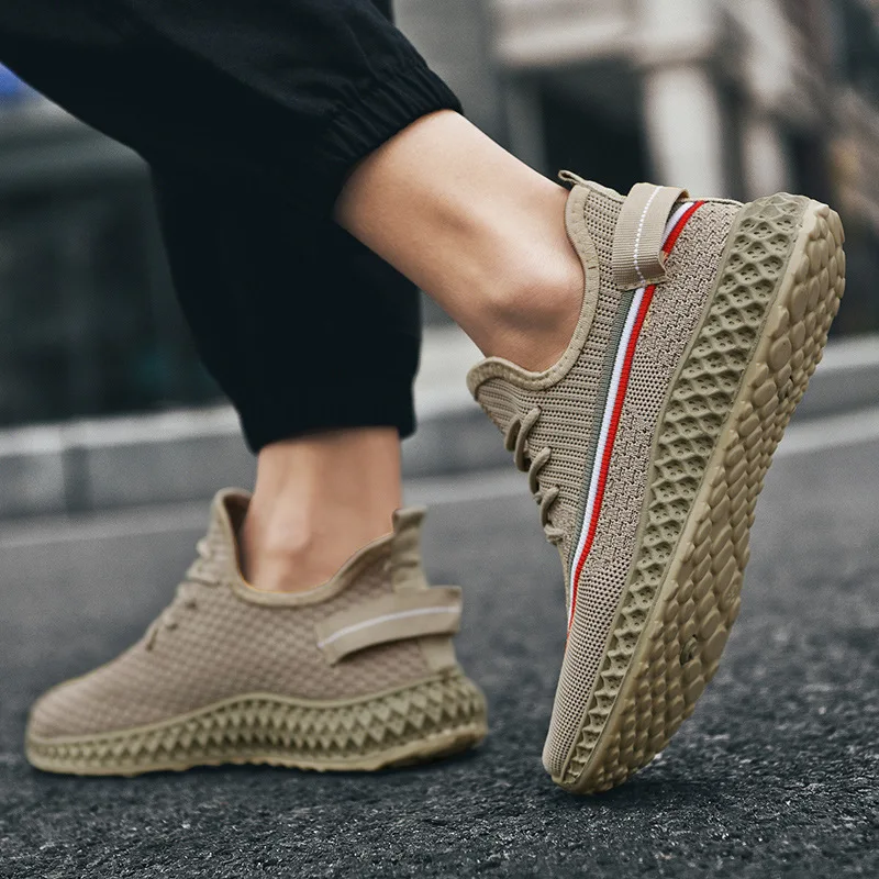 

New Casual Women Shoes Fashion Ladies Flat Sneakers Breathable Walking Shoes Fabric Tennis Shoes Knitted Shoes Women Summer