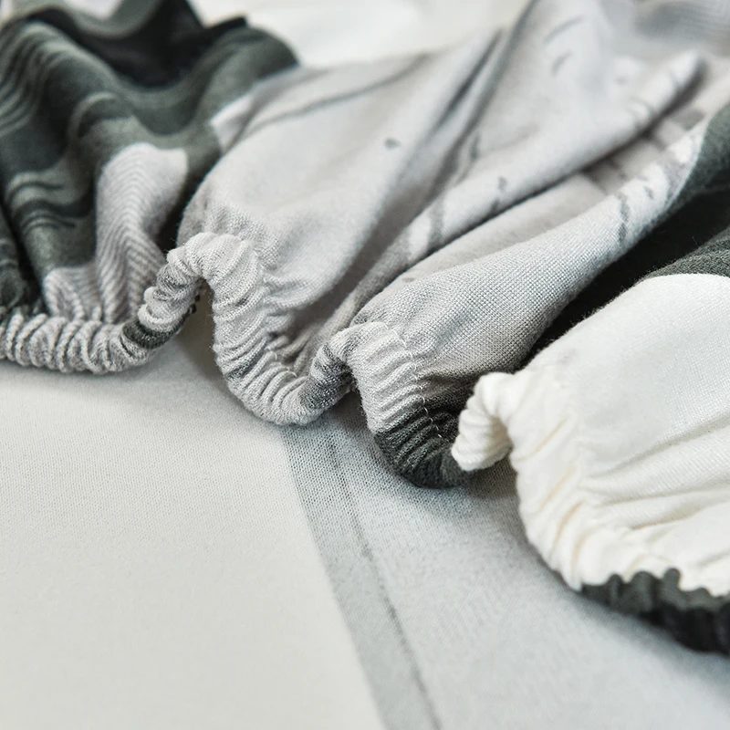 Цельнокроеное Платье с принтом сиденье Чехол маленького размера оболочки стул