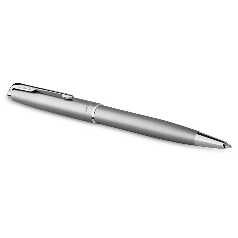 Ручка шариковая Parker Sonnet Sand Blasted Stainless Steel черная 1 0 мм |