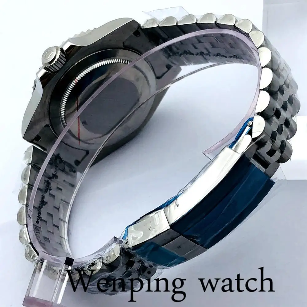 Bliger 40 мм мужские новые стерильные GMT механические часы с сапфировым стеклом