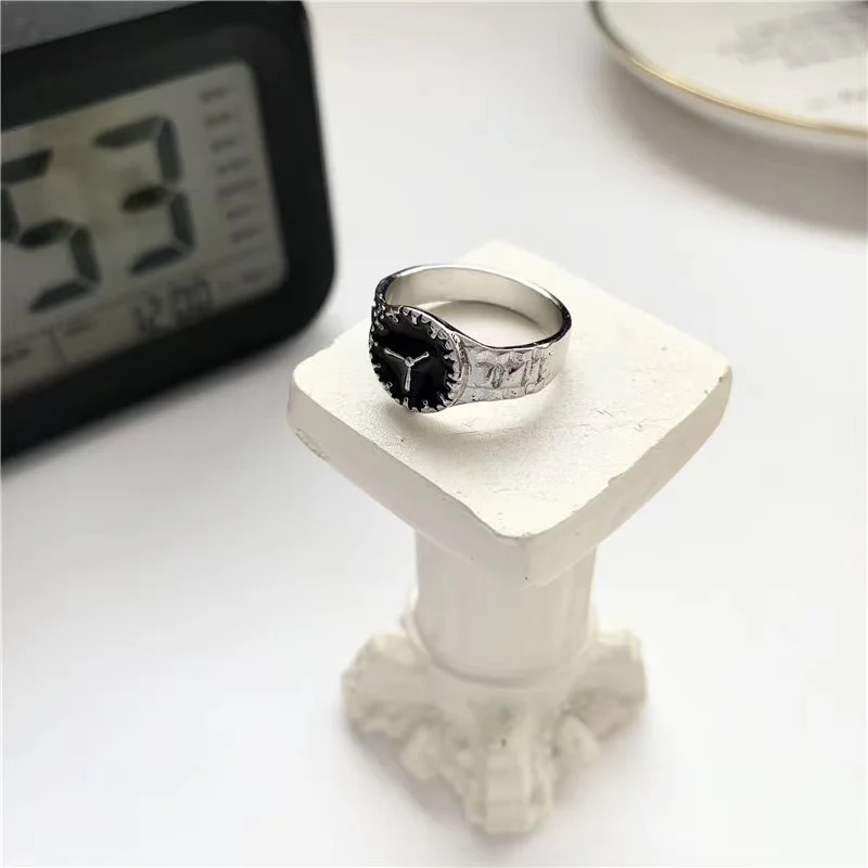 2022 трендовые винтажные наручные часы в стиле панк миниатюрные из сплава кольца