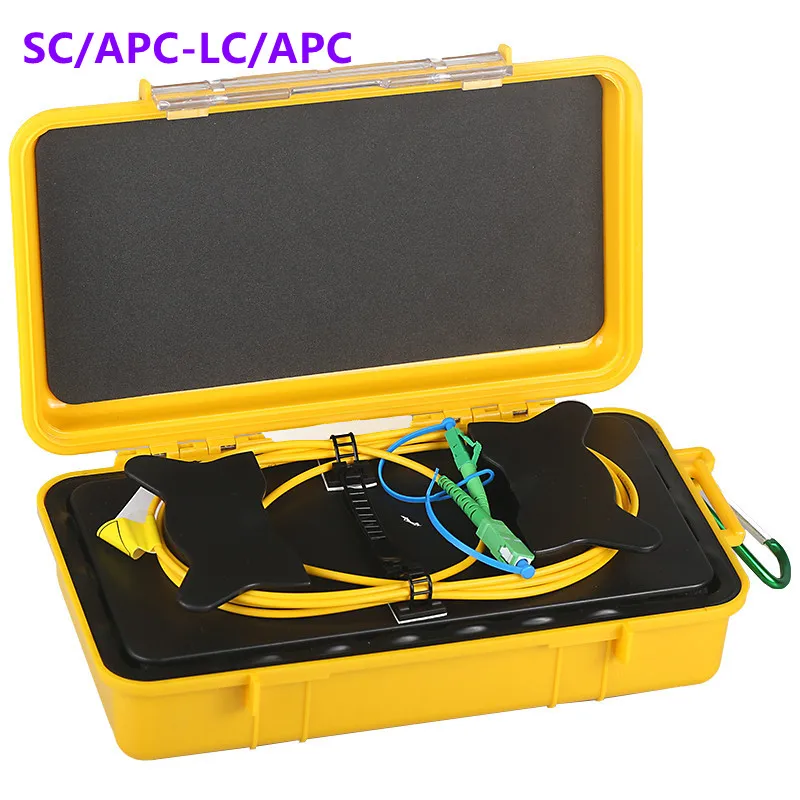 

SC/APC-LC/APC OTDR устройство для устранения зон, оптоволоконные кольца, волоконно-оптический кабель для запуска OTDR 500 м 1 км 2 км в одном режиме 1310/Нм