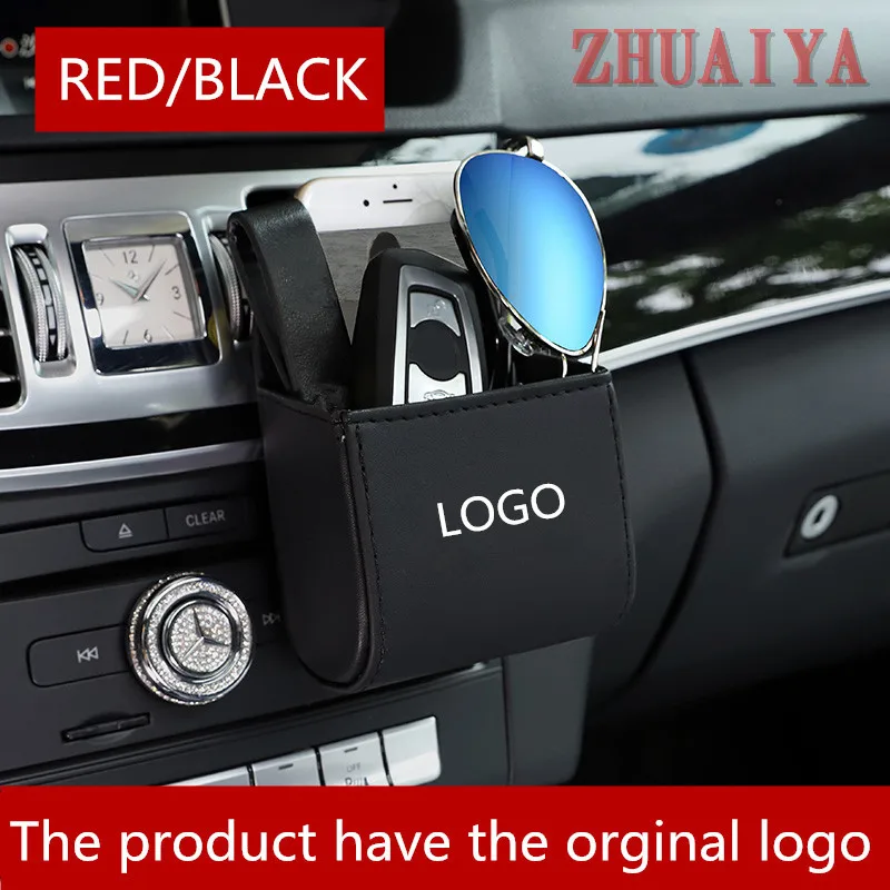 1 шт. автомобильный чехол для монет из искусственной кожи автомобиля на выходе