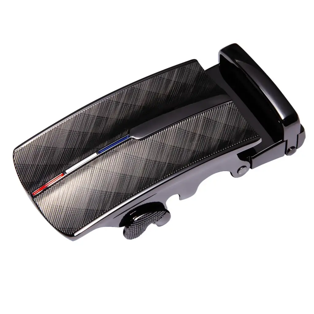 Итальянские автоматические пряжки формальные мужские ремни черные кожаные