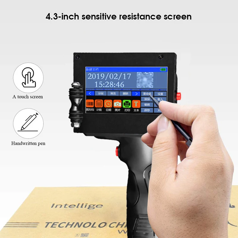 T 3 сенсорный Экран автоматический струйный принтер смарт ручной 25 4 мм шрифт