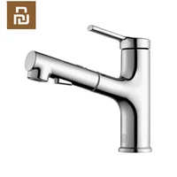 original youpin dabai bathroom basin faucet with pull down sprayer 2 spray mode single lever handle mixer tap