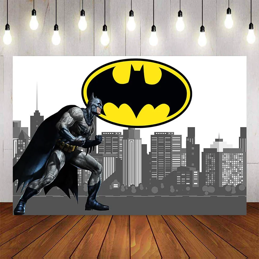 Светло-голубой Comics Superhero Avengers Iron Man Photography Backdrop children show Birthday Photo customized Banner Prop Studio Backdrop - Цвет: Светло-голубой