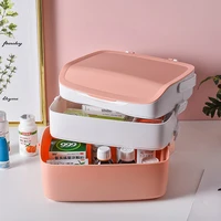 portable first aid kit 3 layer large capacity storage organizer outdoor camping medical box first aid medical supplies container