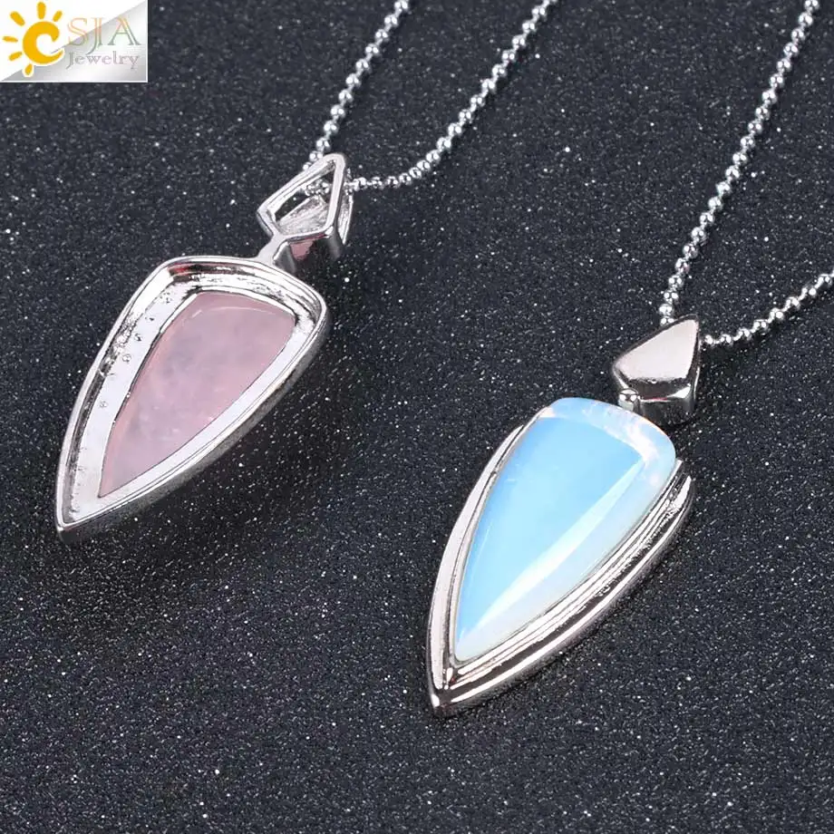 CSJA Рейки Чакра натуральный драгоценный камень розовый кристаллический кварц