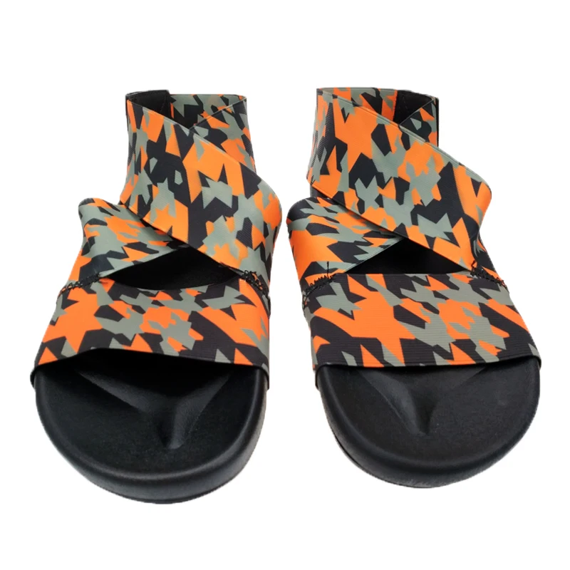 2020 г. новые летние мужские сандалии Корейская камуфляжная Повседневная пляжная