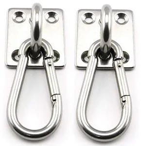 2 комплекта подвесных потолочных настенных U-образных крючков из нержавеющей стали, сверхпрочный многофункциональный гамак, металлическая основа