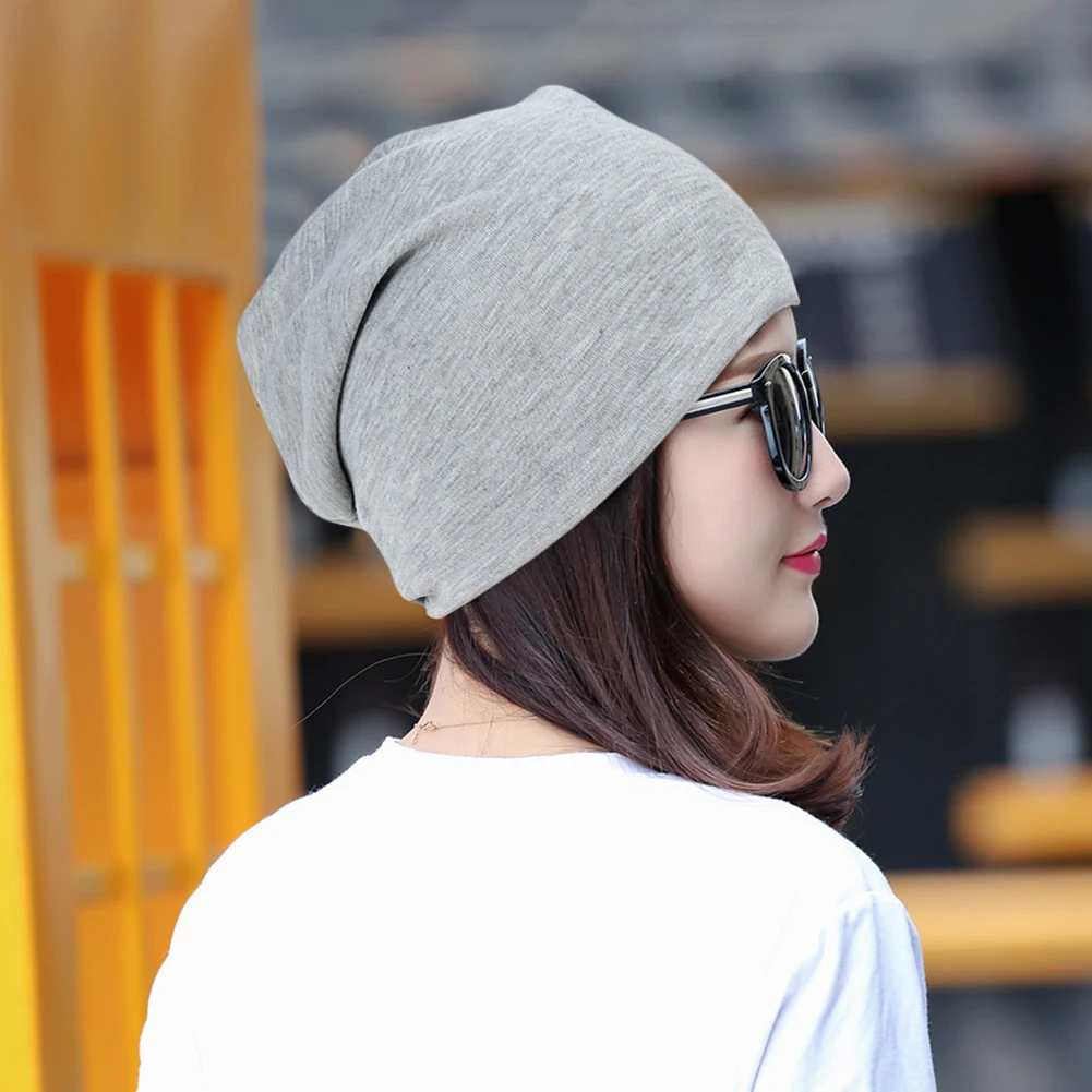 

Fashion Solid Color Knitted Beanies Hat Winter Warm Ski Hats Men Women Multicolor Skullies Caps Soft Elastic Cap Sport Bonnet