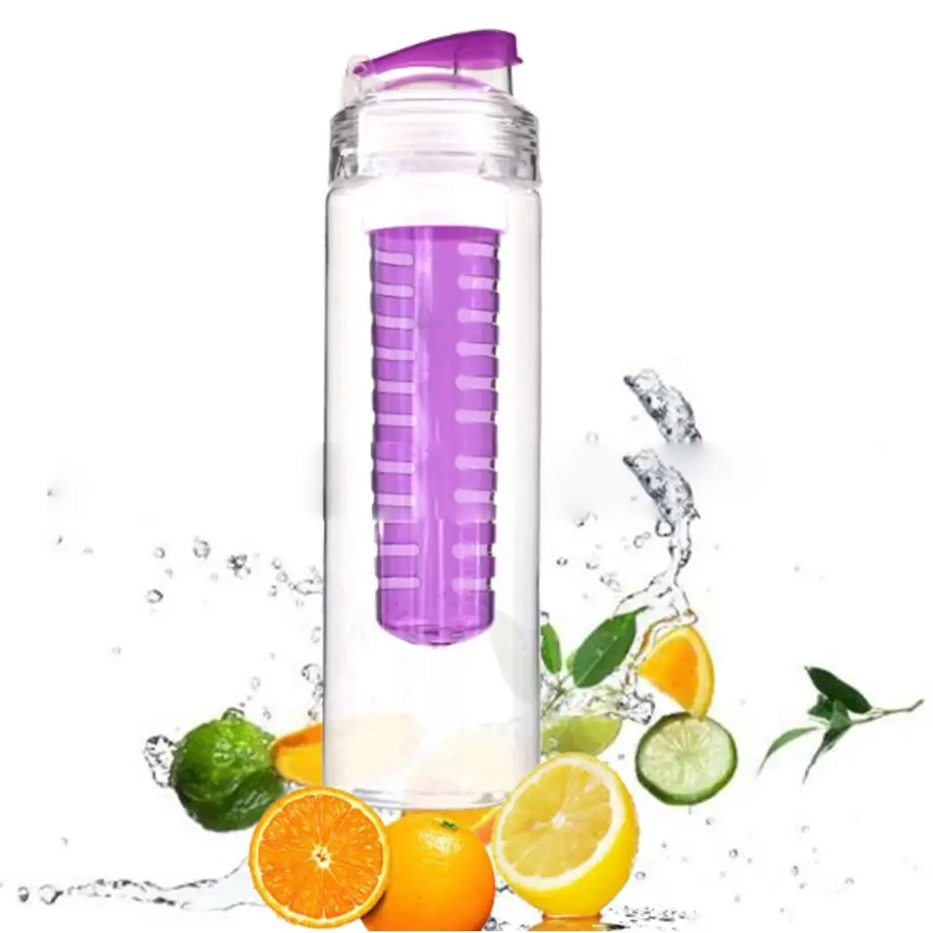 Fruit Infused Water Bottles Leak Proof Plastic for 700ML Outdoor | Дом и сад