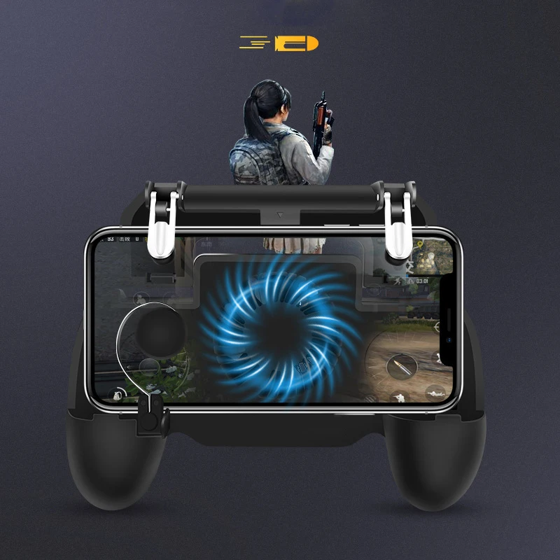 Игровой контроллер джойстик охлаждающий вентилятор геймпад с функцией