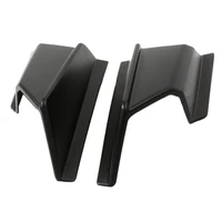 motorcycle front pneumatic fairing wing tip cover protector universal black left and right