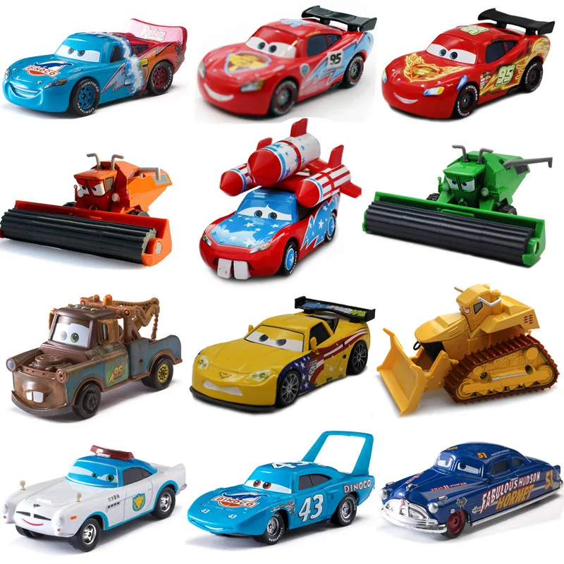 тачки pixar disney Disney Pixar машина s 2 3 игрушки Lightning McQueen Matt Jackson Storm Ramirez 1:55 из сплава
