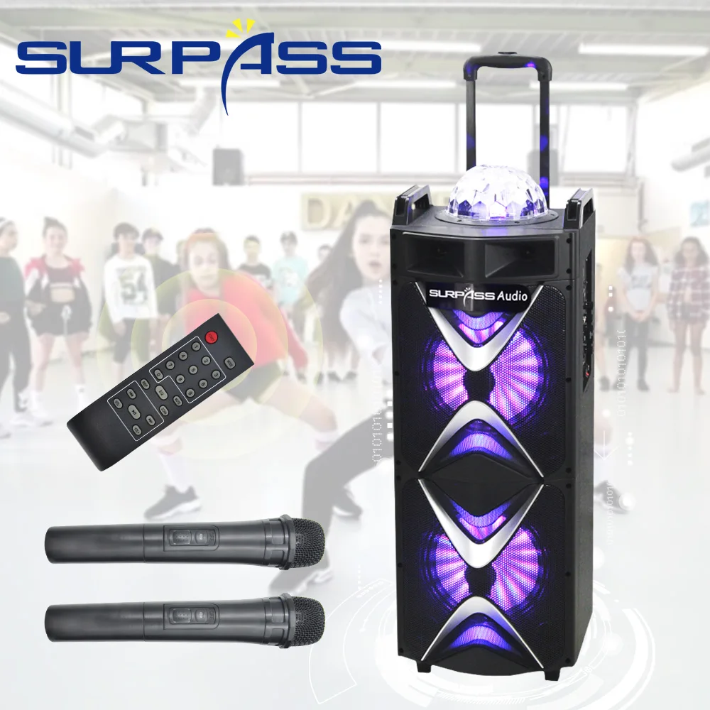 Портативный беспроводной Bluetooth динамик мощный профессиональный звуковой