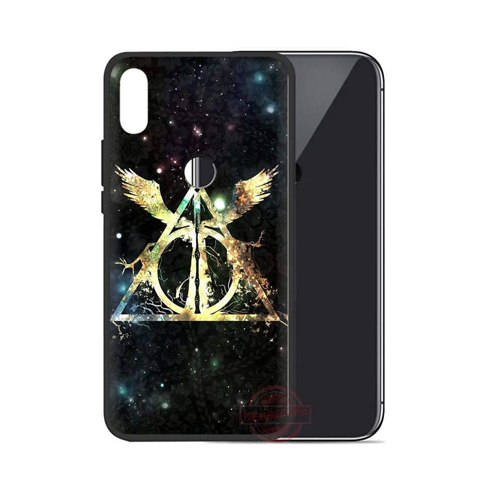 WEBBEDEPP Deathly Hallows Logo Fashion Soft Phone Case for Huawei P10 P20 P30 Lite Pro Y6 Y7 Prime 2018 Y9 2019 |