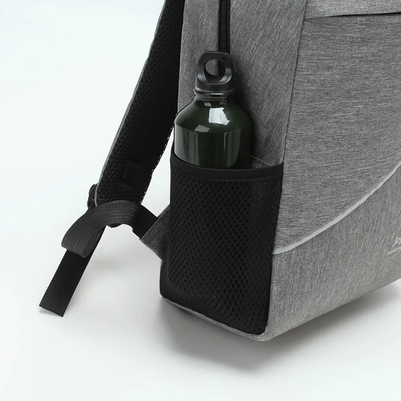 

Backpack male USB business computer backpack three - piece fashionable travel bag female high school students backpack