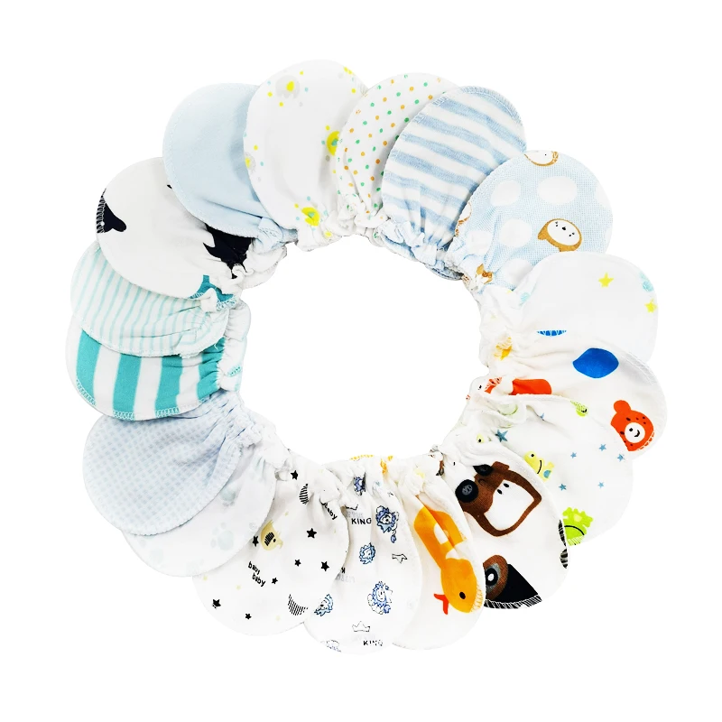 2020 New 10 Pair/Sets Baby Gloves for Newborn Mittens Cotton Super Soft Cute Anti Scratching Accessories | Детская одежда и обувь