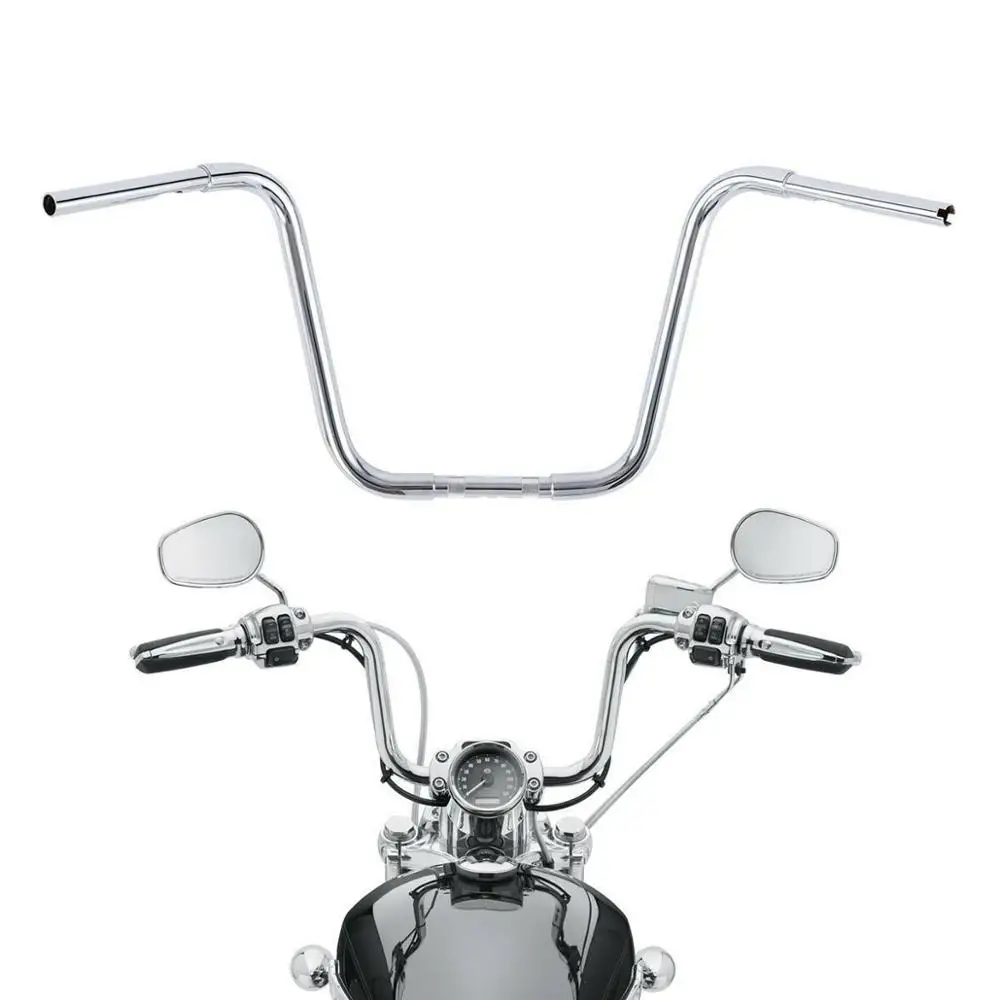 Мотоцикл 10/14/16 &quotталии обезьяна Вешалки бар 1 1/4&quot Руль для Harley FXST Sportster XL 883 1200| |