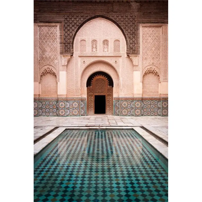 

GATYZTORY Painting By Numbers Mosque Drawing On Canvas HandPainted Art Gift DIY Picture Paintings By Numbers With Paints Wall Ar