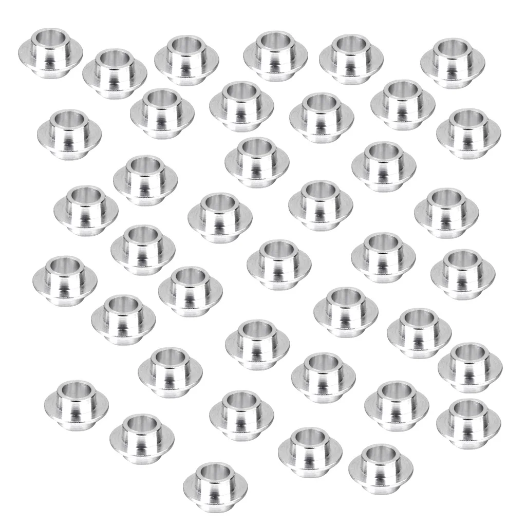 40pc Skateboard Scooter Quad Roller Inline Skate Wheel Bearing Spacers Silver Parts &amp Accessories | Спорт и развлечения